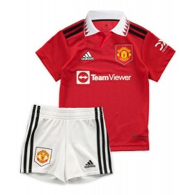 Baby Fußballbekleidung Manchester United Heimtrikot 2022-23 Kurzarm (+ kurze hosen)